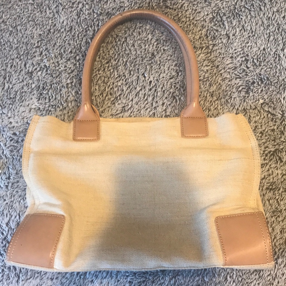 Tory Burch Canvas Tote Bag - Picture 4 of 5